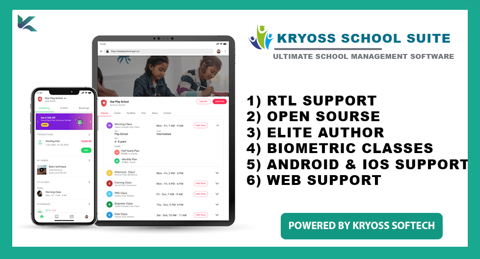 Kryoss School Suite - Ultimate school management system
